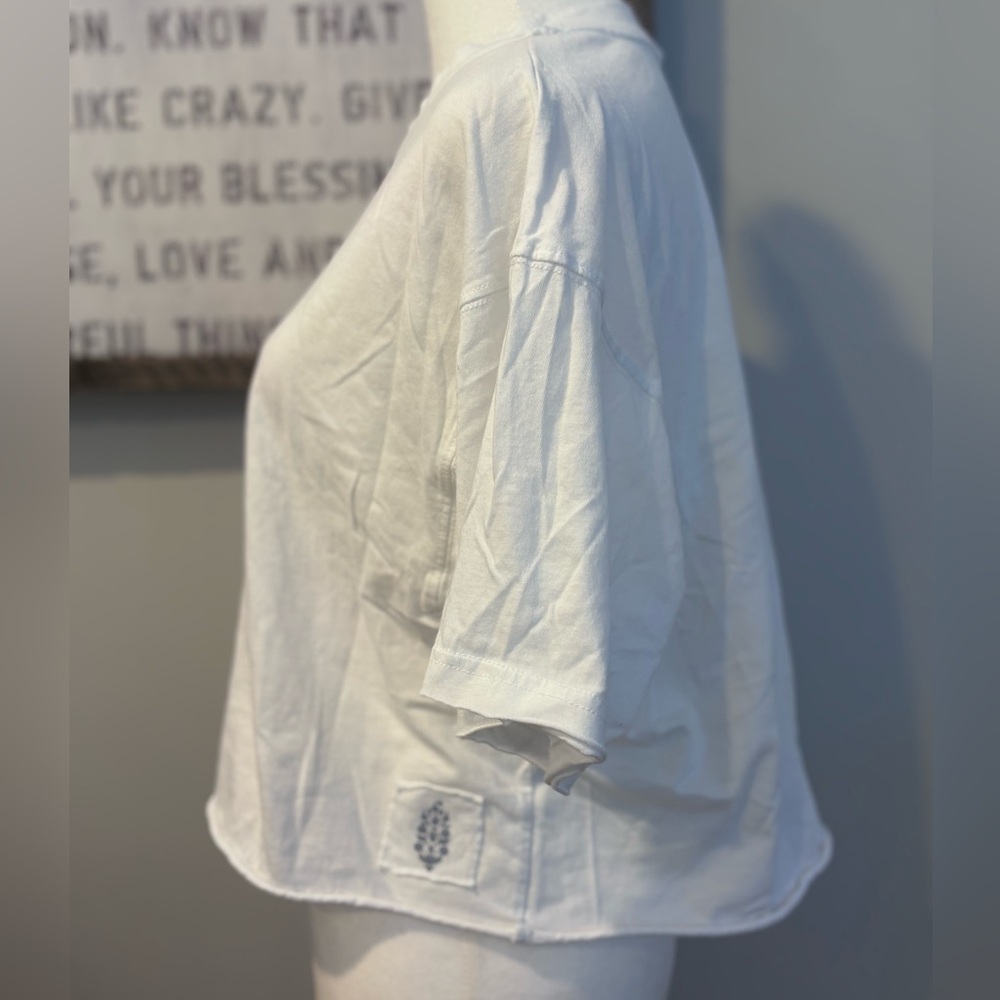 FP Movement by Free People White Crop Tee in XS - Picture 2 of 9